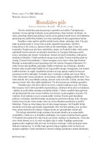 Referāts 'Rundāles pils analīze', 1.