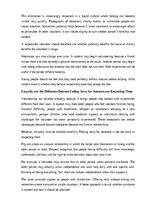 Eseja 'Volunteering and helping others', 3.