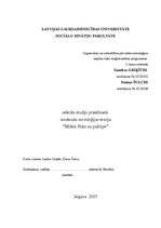 Referāts 'Mišels Fuko un pašrūpe', 1.