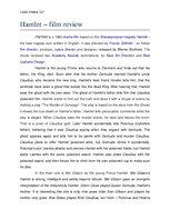 Eseja 'Movie Review. Hamlet', 1.