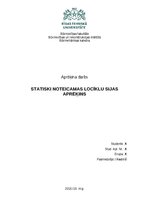 Paraugs 'Statiski noteicamas locīklu sijas aprēķins', 1.