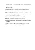 Konspekts 'Dzimumu līdztiesība Eiropas Savienības tiesību sistēmā: teorija, prakse un nākot', 7.