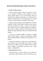 Konspekts 'Darbs ar Ernesta Hemingveja romānu "Un saule lec"', 1.