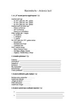 Paraugs 'Kontroldarbs par tēmu "Aukstais karš"', 1.