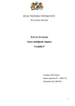 Konspekts 'Sauso maisījumu rūpnīca "Sakret"', 1.