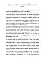 Eseja 'Edvarta un vecā Indrāna salīdzinājums R.Blaumaņa lugā "Indrāni"', 1.