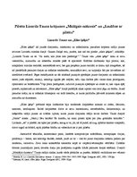 Referāts 'Pilsēta Linarda Tauna krājumos "Mūžīgais mākonis" un "Laulības ar pilsētu"', 1.