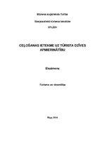 Referāts 'Ceļošanas ietekme uz cilvēku dzīves apmierinātību', 1.