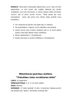 Konspekts 'Miķeļdienas pasākumi skola', 13.