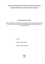 Referāts 'Darba un apkārtējās vides mērījumi', 1.