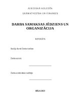 Referāts 'Darba samaksas jēdziens un organizācija', 1.