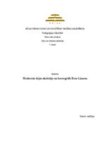 Referāts 'Hose Limons', 1.