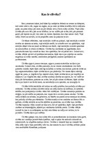 Eseja 'Kas ir cilvēks', 1.