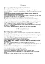 Konspekts 'The Oral Part of the English Language Proficiency Exam', 1.