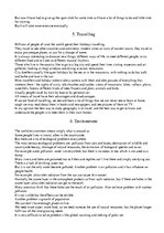 Konspekts 'The Oral Part of the English Language Proficiency Exam', 3.