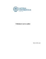 Paraugs 'Ēdienkarte un tās analīze', 1.