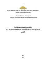 Konspekts 'Ko es varu darīt bērnu ar runas un valodas traucējumiem labā', 1.