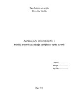 Konspekts 'Statiski nenoteicama rāmja aprēķins ar spēka metodi', 1.