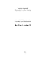 Konspekts 'Degvielas tirgus Latvijā', 1.