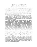 Konspekts 'Andreja Pumpura eposs “Lāčplēsis”.Spīdalas un Laimdotas salīdzinājums', 1.