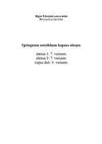 Konspekts 'Spriegumu noteikšana kopnes stieņos', 1.
