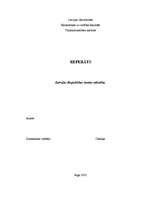 Referāts 'Latvijas Republikas tautas attīstība', 1.