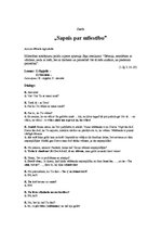 Eseja 'Sapnis par mīlestību', 1.