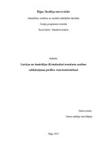 Referāts 'Latvijas un Austrālijas (Kvīnslendas) standartu analīzes salīdzinājums perifēro ', 1.