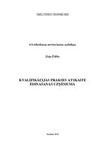 Prakses atskaite 'Pavāra prakse viesnīcā "Reval Hotel Rīdzene"', 1.