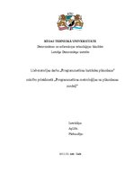Referāts 'Lēmumpieņemšana riska un nenoteiktības apstākļos', 1.