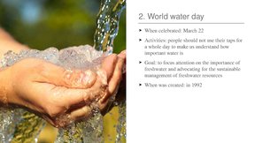 Prezentācija 'World holidays devoted to environment and ecology', 3.