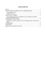 Referāts 'Maksātnespējas administratora atlīdzības modeļa izvērtējums', 1.