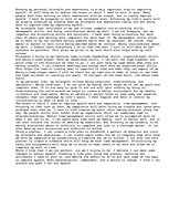 Eseja 'Personal Strengths and Weaknesses', 1.