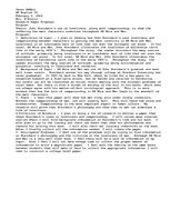 Eseja 'Of mice and men proposal', 1.