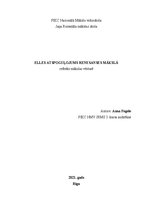 Referāts 'Elles atspoguļojums renesanses mākslā', 1.