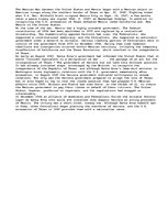 Eseja 'The Mexican War', 1.