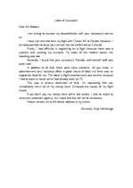 Paraugs 'Letter of Complaint', 1.