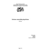 Konspekts 'Koksnes materiālu piegriešana', 1.