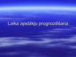 Prezentācija 'Laika apstākļu prognozēšana', 1.