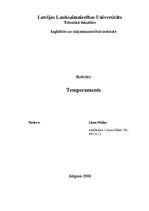 Referāts 'Temperaments', 1.