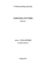 Referāts 'Emocijas, to veidi', 1.