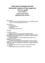 Paraugs 'Magnētiskā lauka mērīšana', 1.