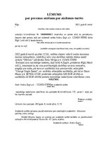 Paraugs 'Lēmums par personas atzīšanu par aizdomās turēto', 1.