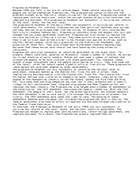 Eseja 'The Progressive Movement ', 1.