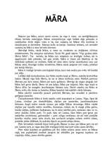 Referāts 'Māra', 1.