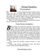 Referāts 'Doma baznīca, Pētera baznīca', 1.