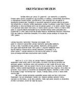Konspekts 'Okupācijas muzejs', 1.