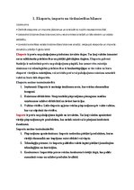 Konspekts 'Eksports, imports un tirdzniecības bilance', 1.