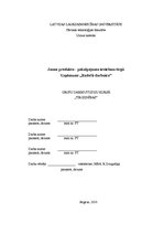 Referāts 'Jauna produkta - pakalpojuma ieviešana tirgū. Uzņēmums "Radošā darbnīca"', 1.