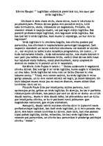 Eseja 'Sirds izglītība', 1.